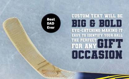 Customized Best Dad Ever Hockey 2