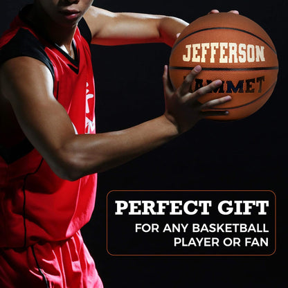 Customized Personalized Indoor Outdoor Basketball is the Perfect Player Team Gift