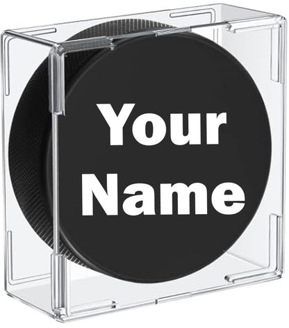 Customized Hockey Puck Personalized with Your Name