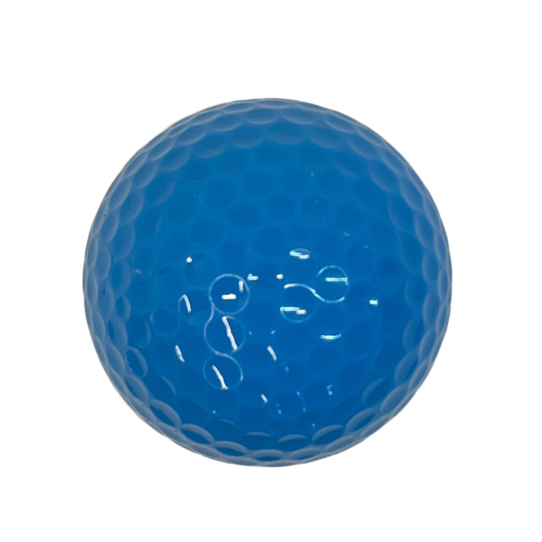 Customized Personalized Blue Golf Ball 3 Pack Blank