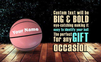 Customized Pink Basketball, Non Branded Size 28.5"