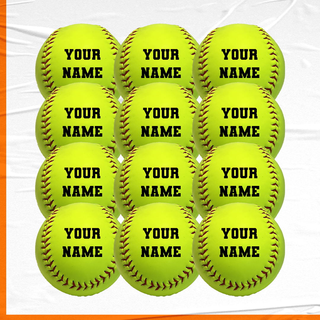 Customized Softballs 12Pack