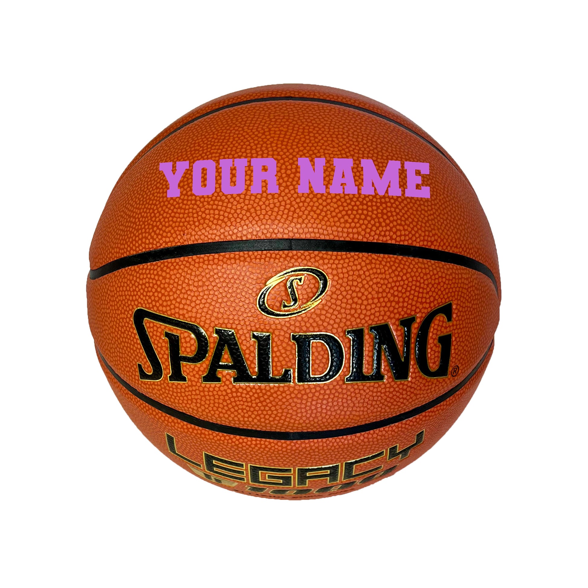 Customized Spalding TF1000 Legacy Basketball Purple