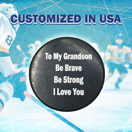 Customized To my Grandson Hockey 1