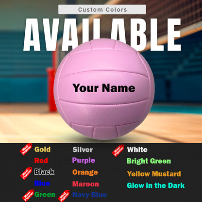 Customized All Pink Volleyball  with Custom Colors