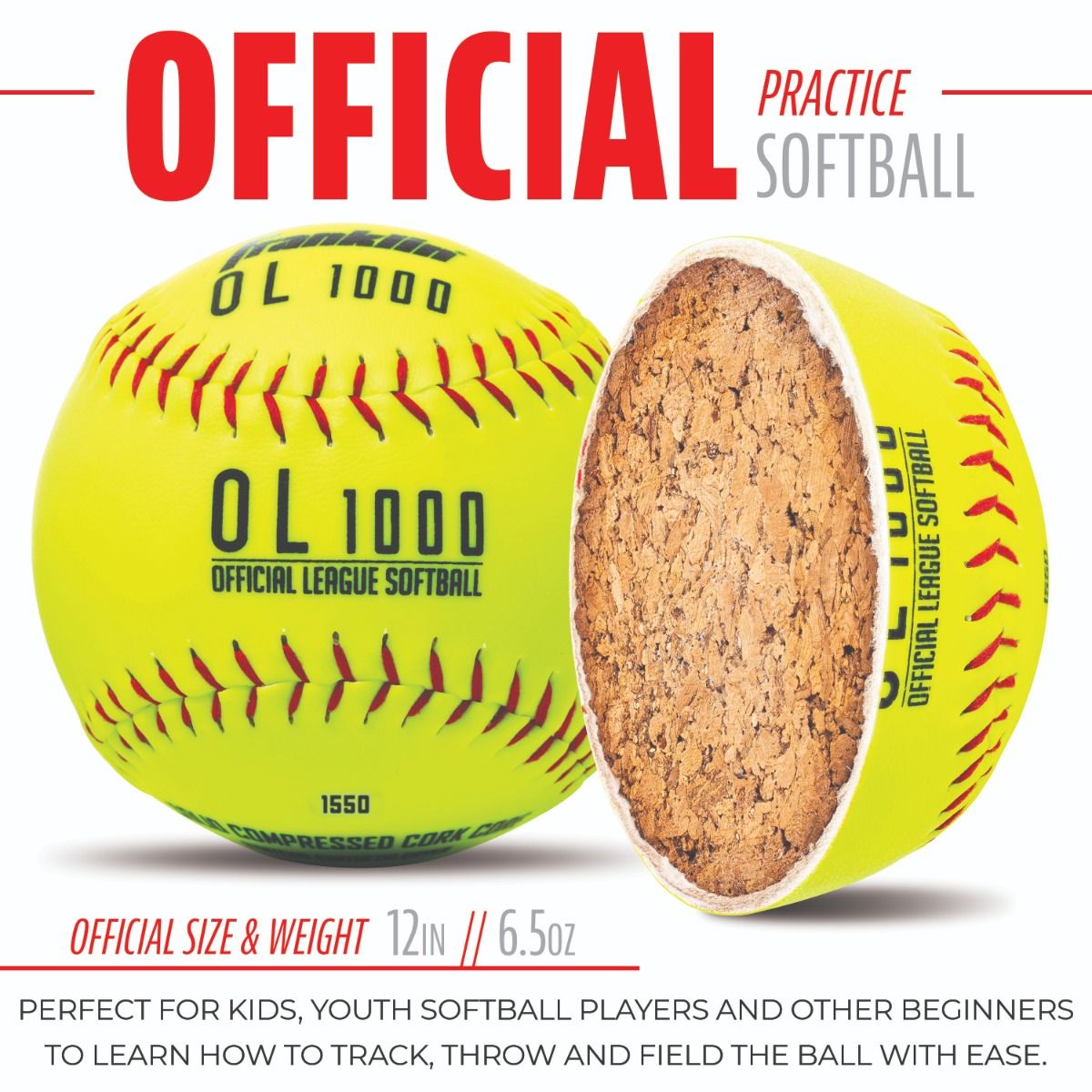 Franklin OL 1000 Softball Practice Ball