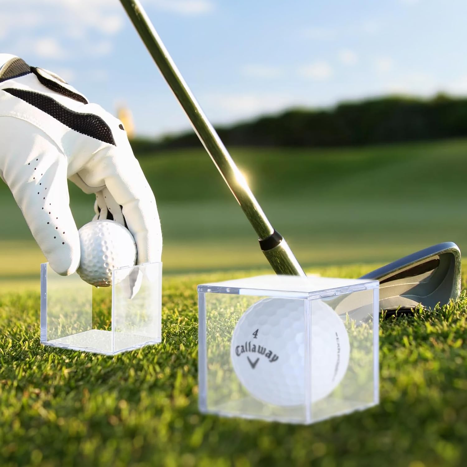 Golf Ball Display Case Background