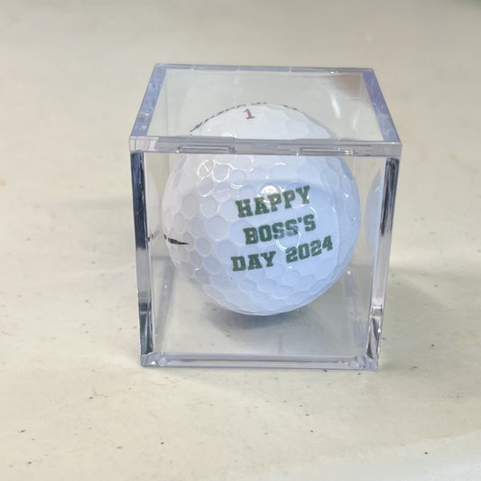 Custom Golf Ball with Display Case