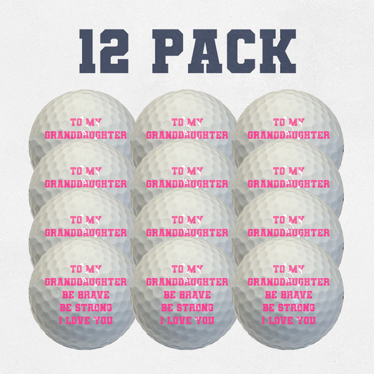 Golf Ball Granddaughter 12 PACK