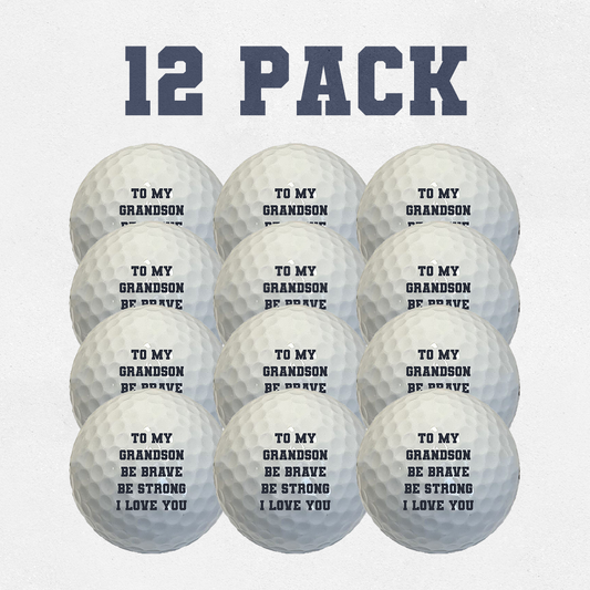Customized Personalized Grandson Golf Balls 12 Pack