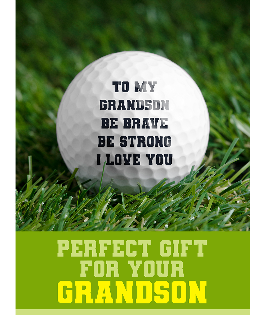 Customized Personalized Grandson Golf Balls 12 Pack Gift