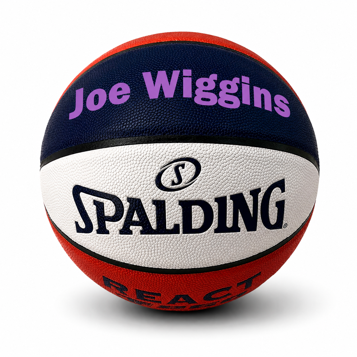 Customized Spalding Red White and Blue Indoor Outdoor TF250 Basketball