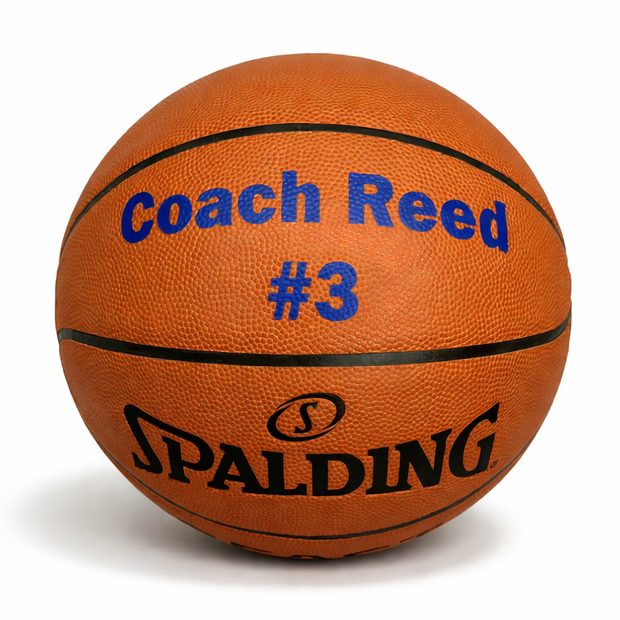 Customized Spalding TF250 Indoor Outdoor Basketball Size 29.5" 28.5" or 27.5"