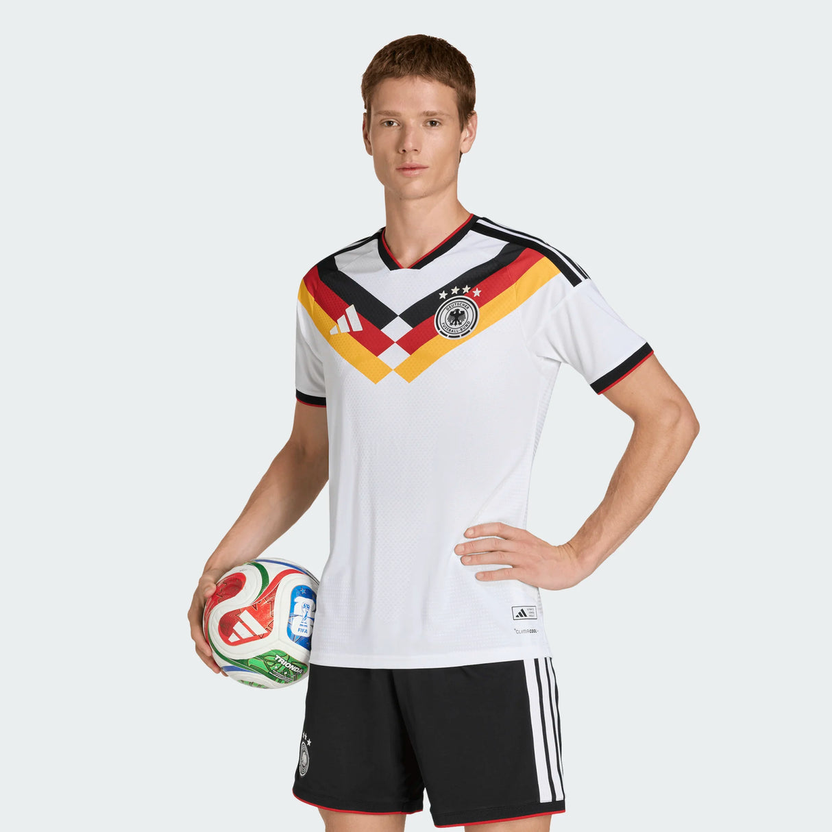 adidas Men's Germany 26 Home Authentic Jersey Soccer Uniforms & Apparel All