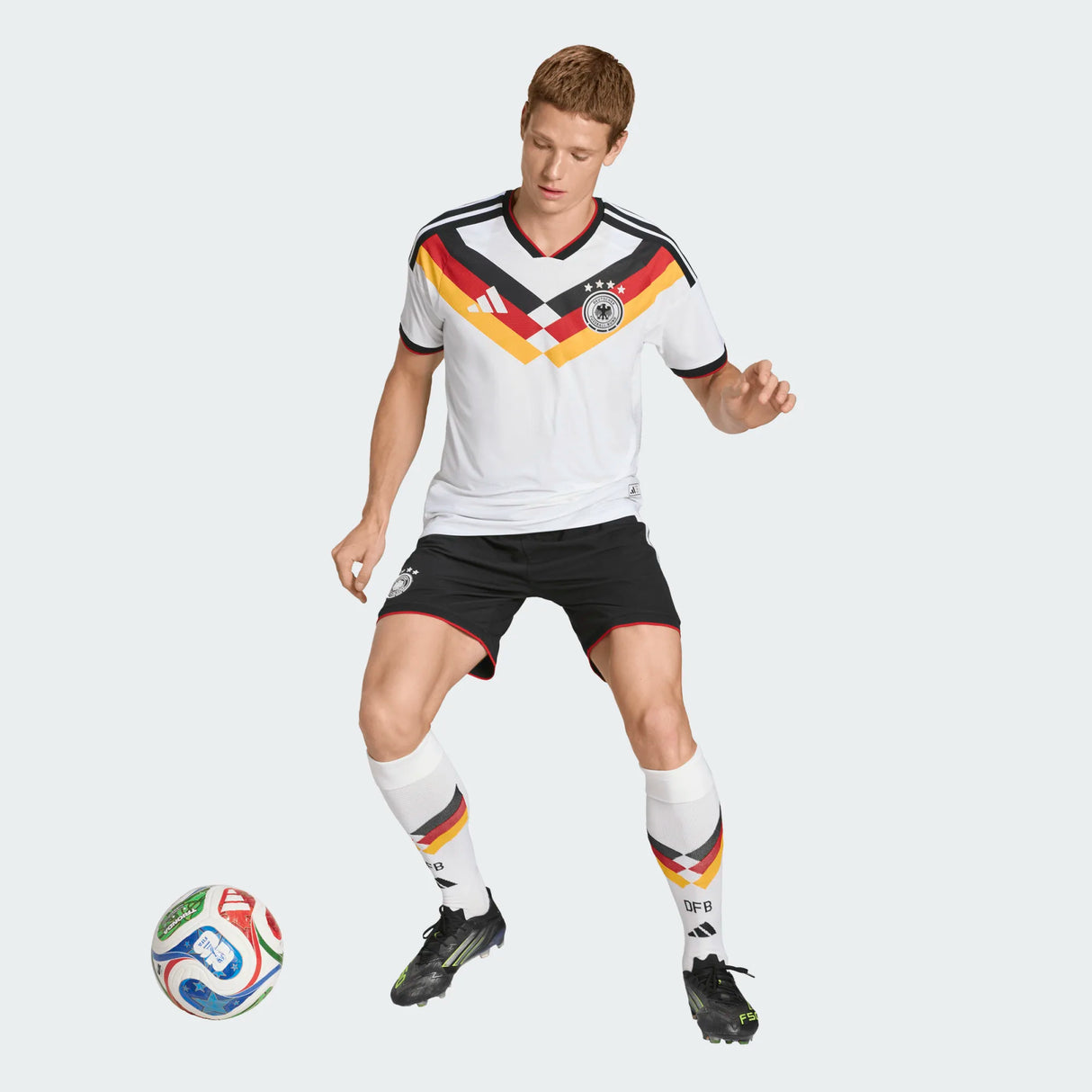 adidas Men's Germany 26 Home Authentic Jersey Soccer Uniforms & Apparel All