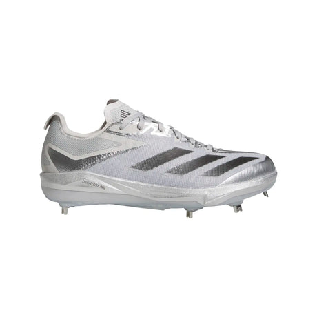 adidas Men's Adizero Electric+ Silver Speed Baseball Cleats Baseball Footwear Adult