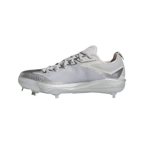 adidas Men's Adizero Electric+ Silver Speed Baseball Cleats Baseball Footwear Adult