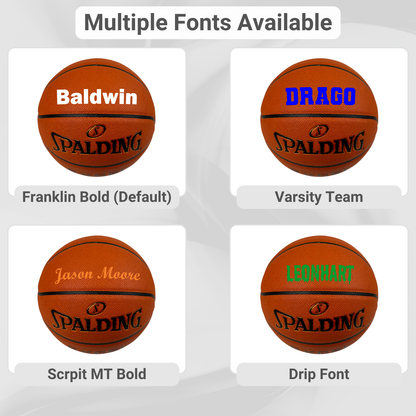 Customized Spalding TF500 Indoor Outdoor Game Ball Size 29.5" 28.5" or 27.5"