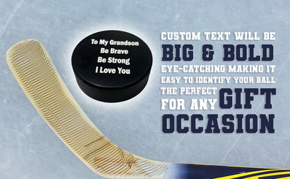 Customized To my Grandson Hockey 2