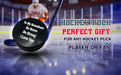 Customized To my Grandson Hockey 3