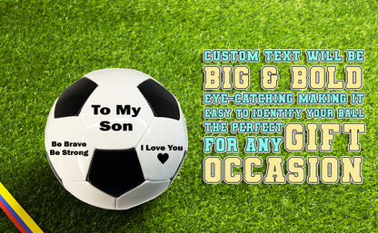 To My Son Soccer Ball 2