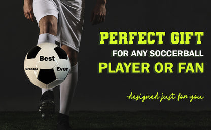 Custom Best Grandpa Ever Soccer Ball A