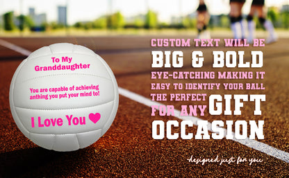 To My Granddaughter Volleyball  2