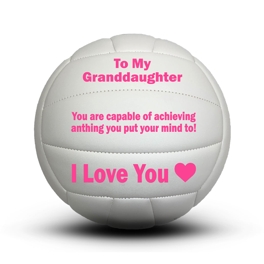 To My Granddaughter Volleyball 