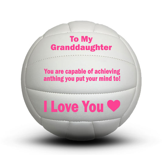 To My Granddaughter Volleyball 