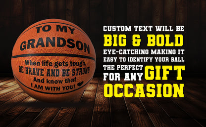 To My Grandson Basketball 1