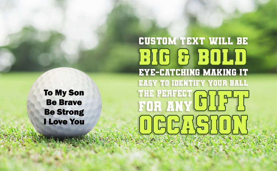 Custom To My Son Golf Balls B