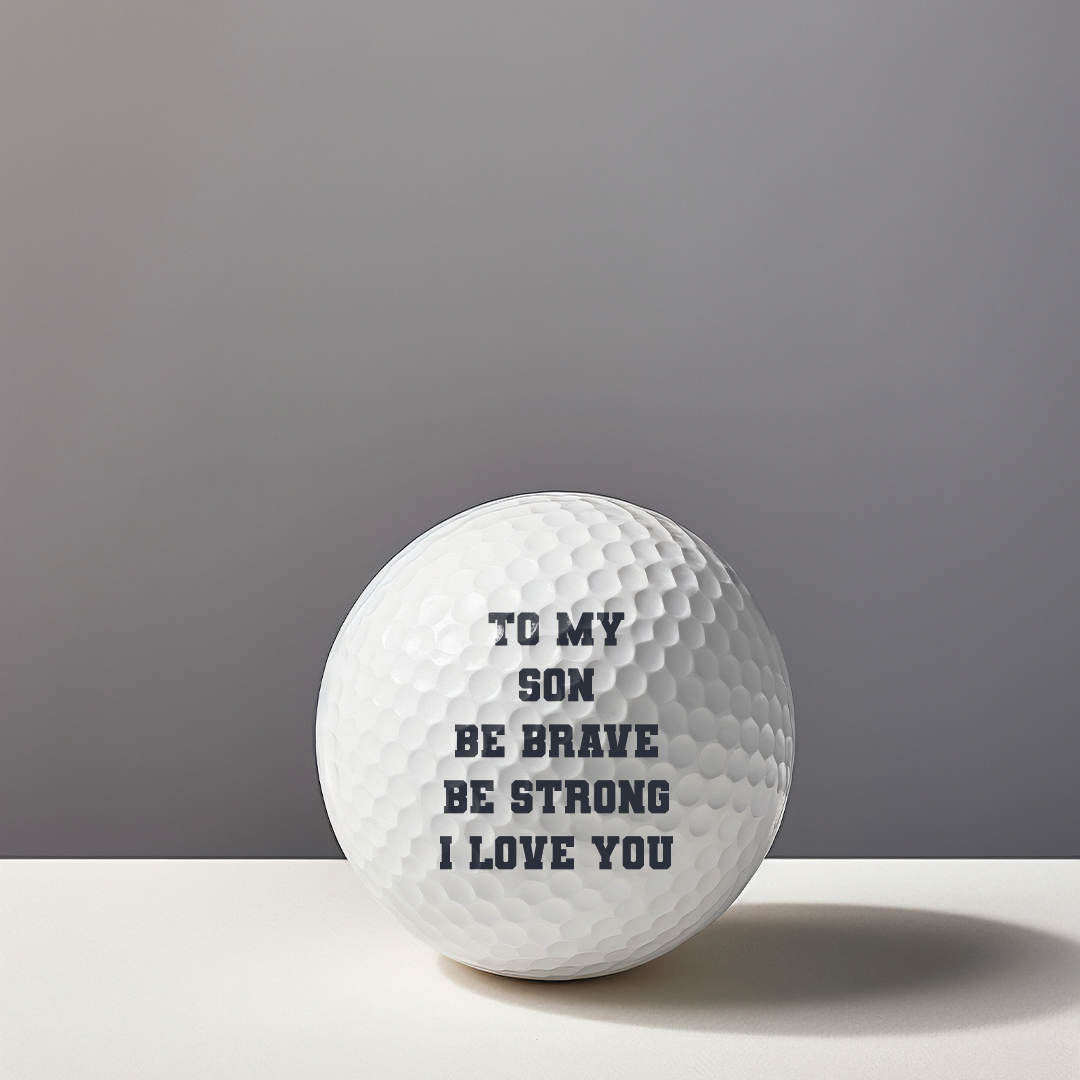 Golf Ball To My Son Golf Gift