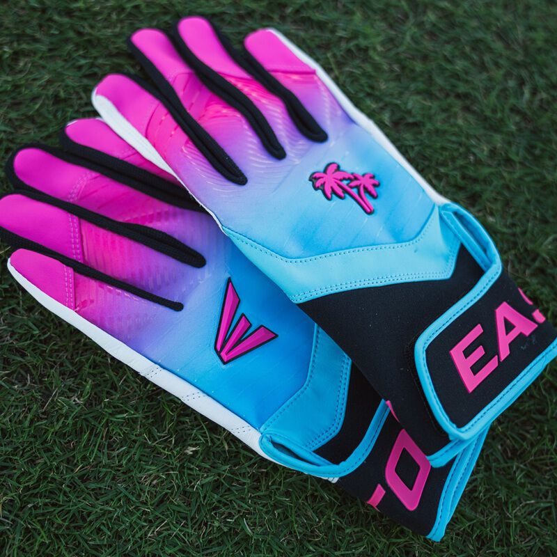 Easton Youth Walk-off South Beach Ethos Baseball Batting Gloves -4