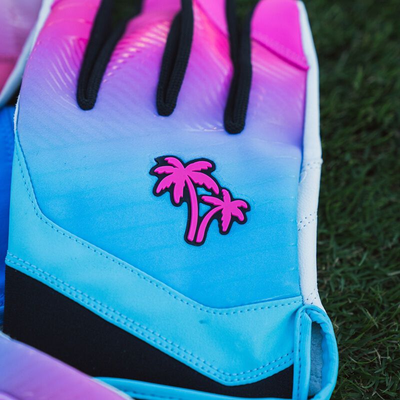 Easton Youth Walk-off South Beach Ethos Baseball Batting Gloves -11