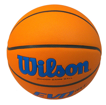Custom Wilson EVO NXT Game Basketball Royal Blue