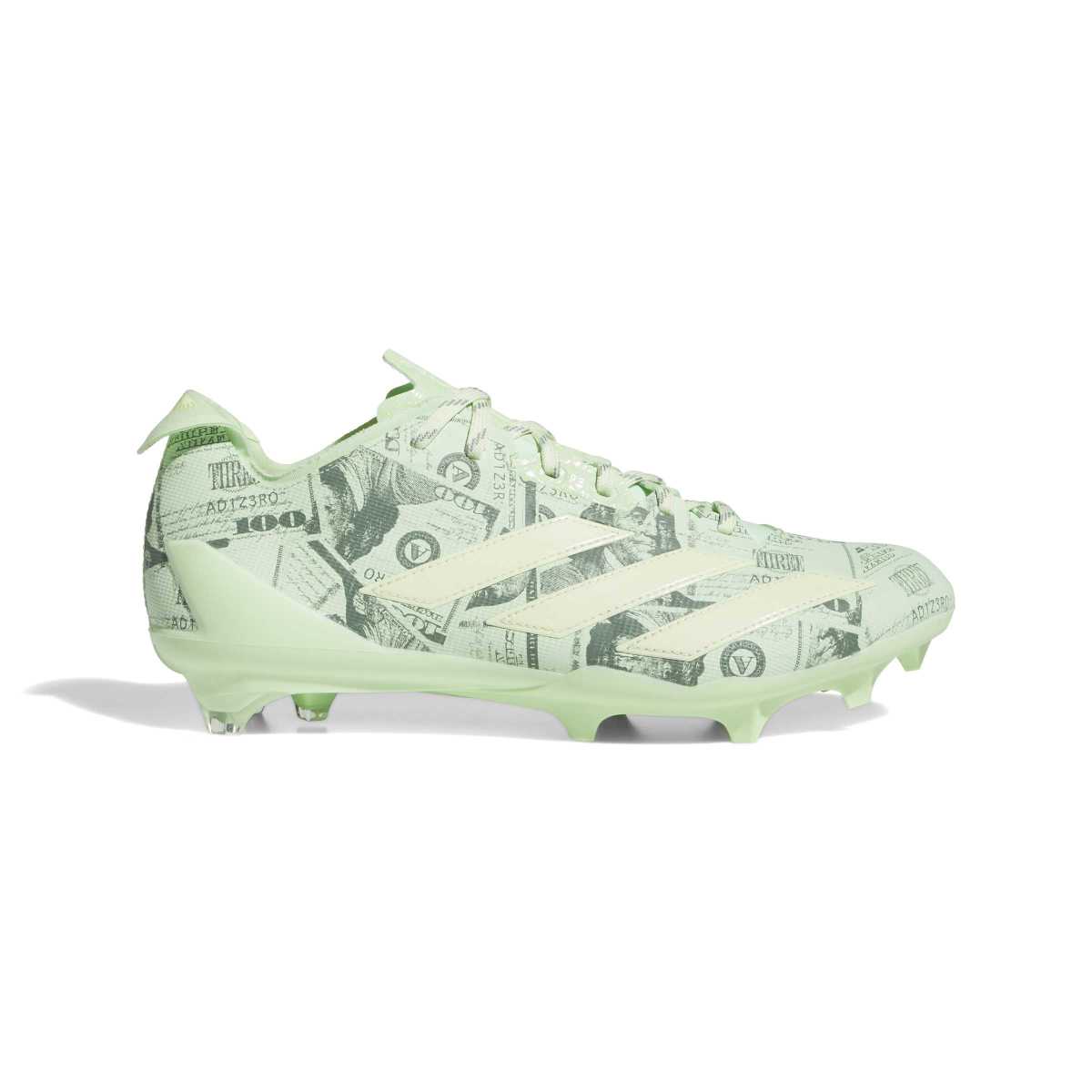 2/1 adidas Men's Adizero Electric II Currency Neutral Football Cleats-1