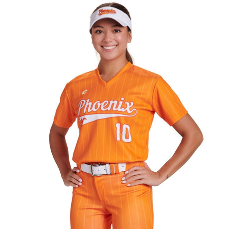Custom V Neck Short Sleeve T-Shire Team Softball Jerseys