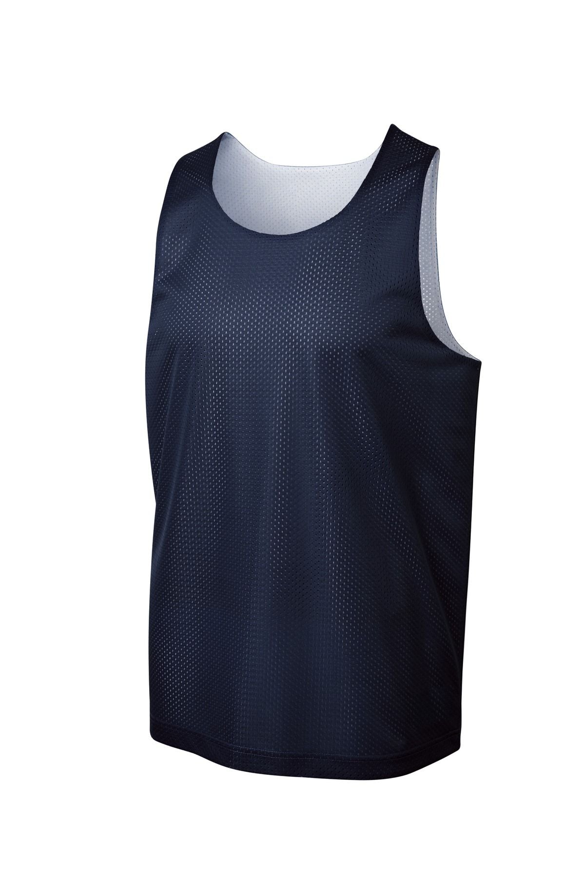 Reversible Basketball Mesh Jersey Navy Front