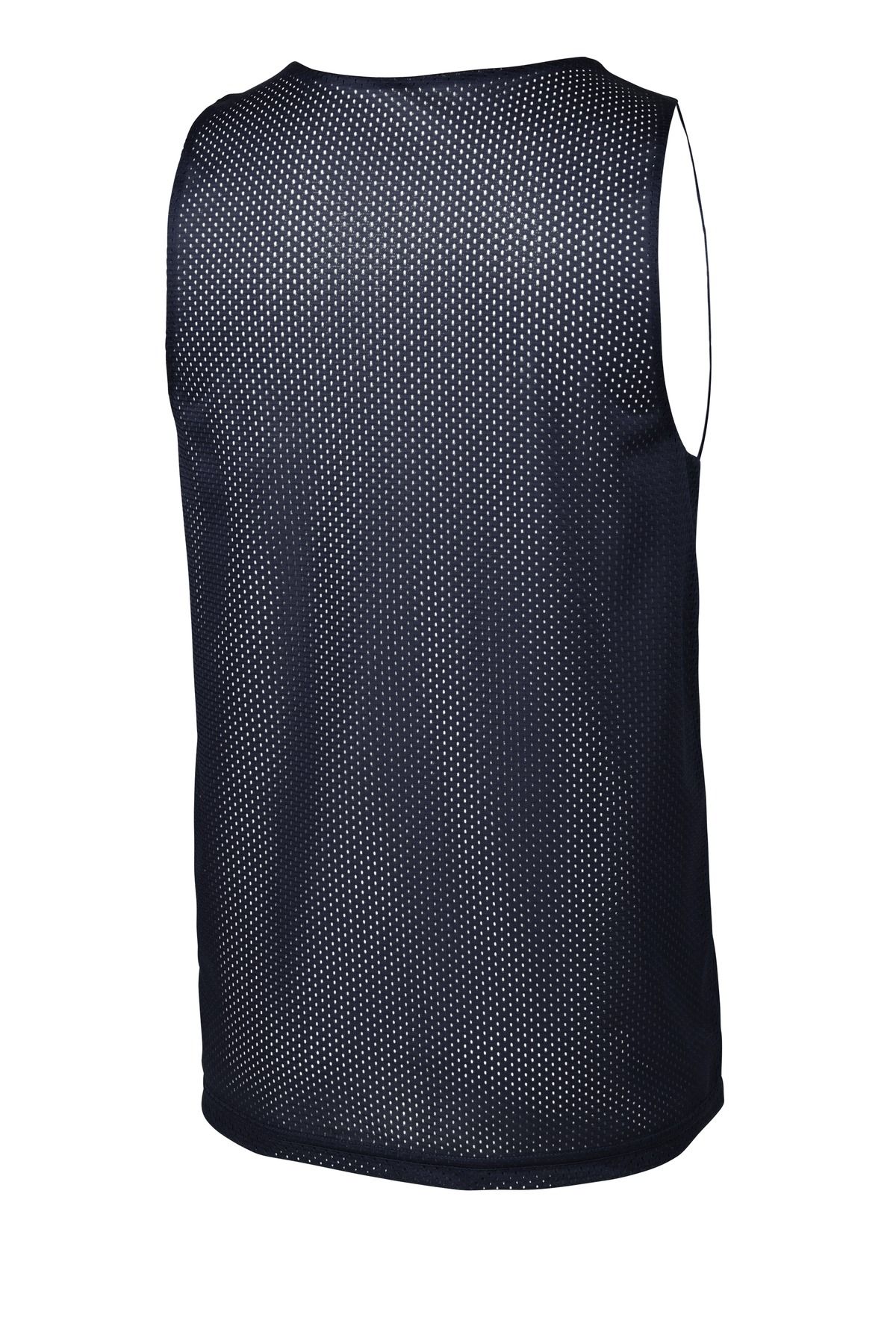 Reversible Basketball Mesh Jersey Navy Back