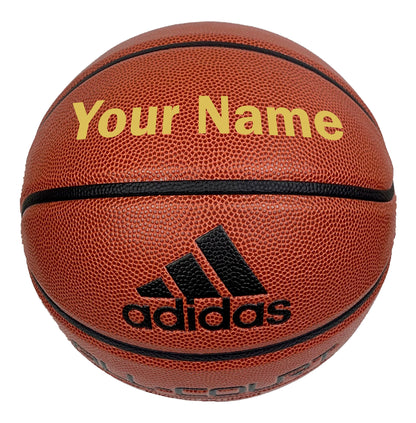 Customized Adidas Basketball Gold