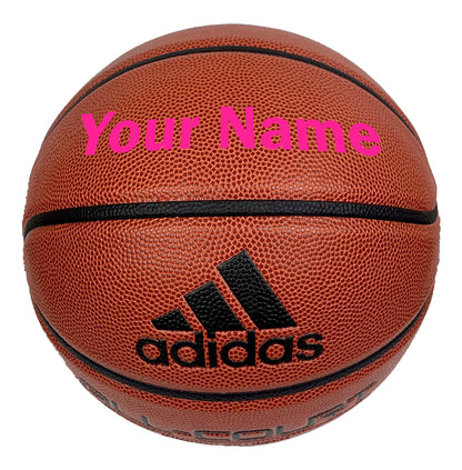 Customized Adidas Basketball Pink