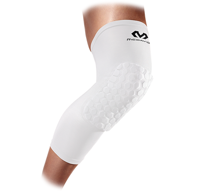 Hex Compression Leg Sleeve White