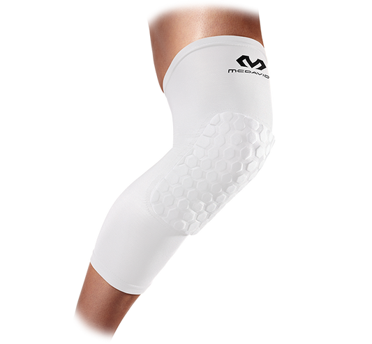 Hex Compression Leg Sleeve White