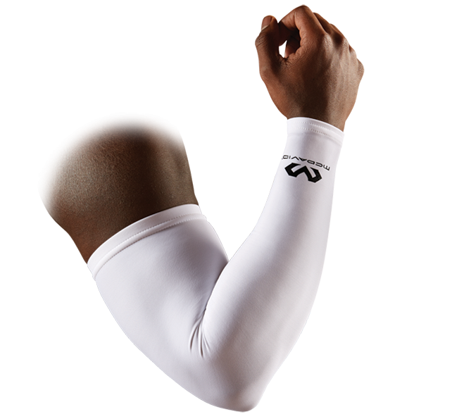 McDavid Compression Arm Sleeve White