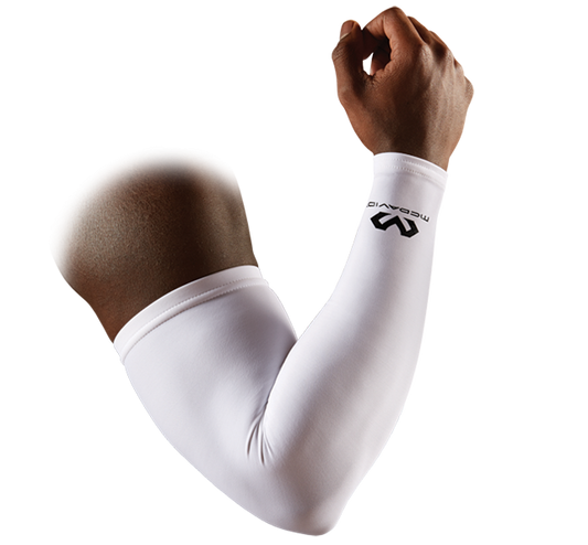 McDavid Compression Arm Sleeve White