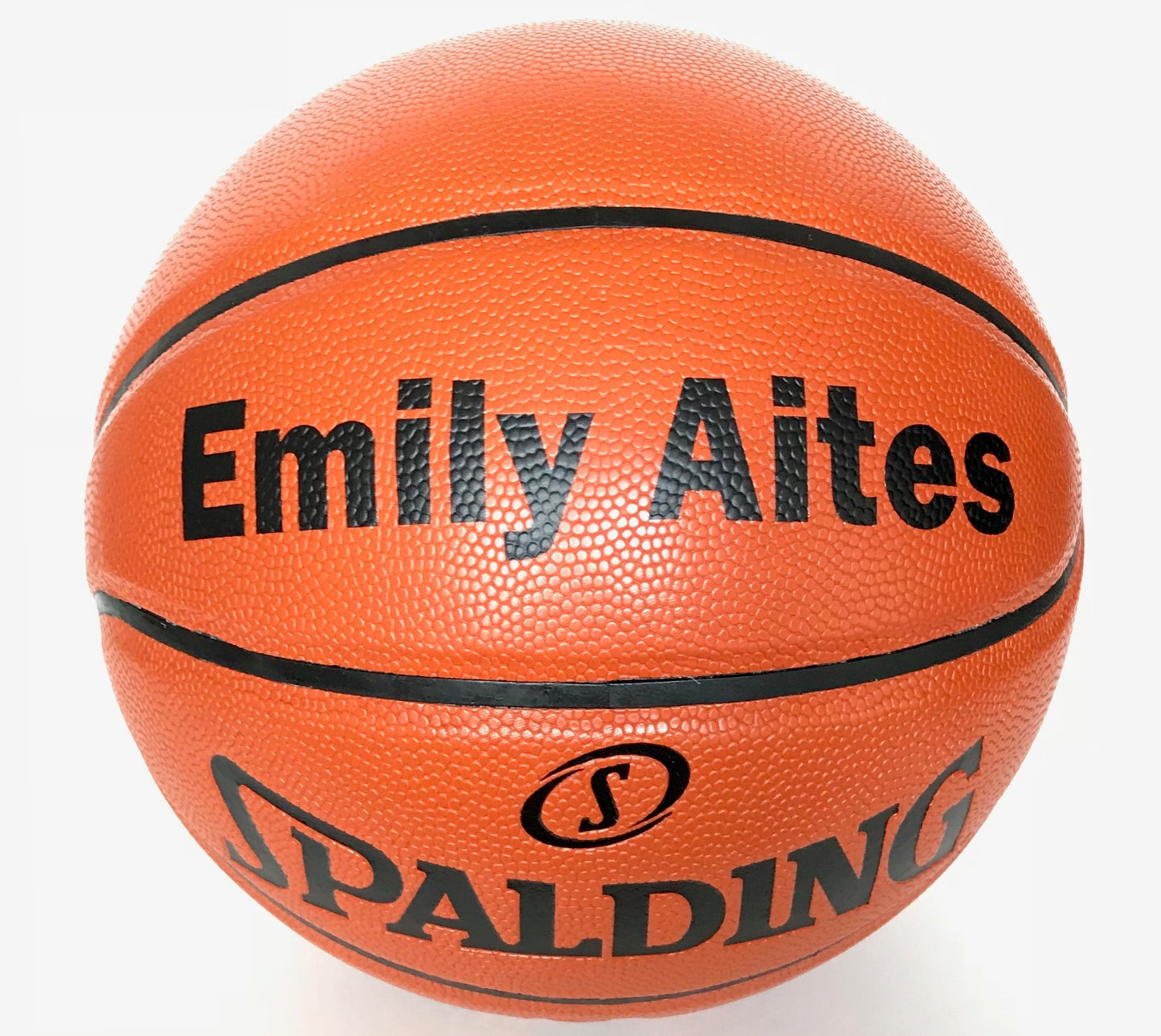 Customized Spalding Basketball Personalized with Custom Name in Black Color